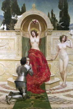 Nude Painting - Tannhauser en el Venusberg John Collier Classical Nude